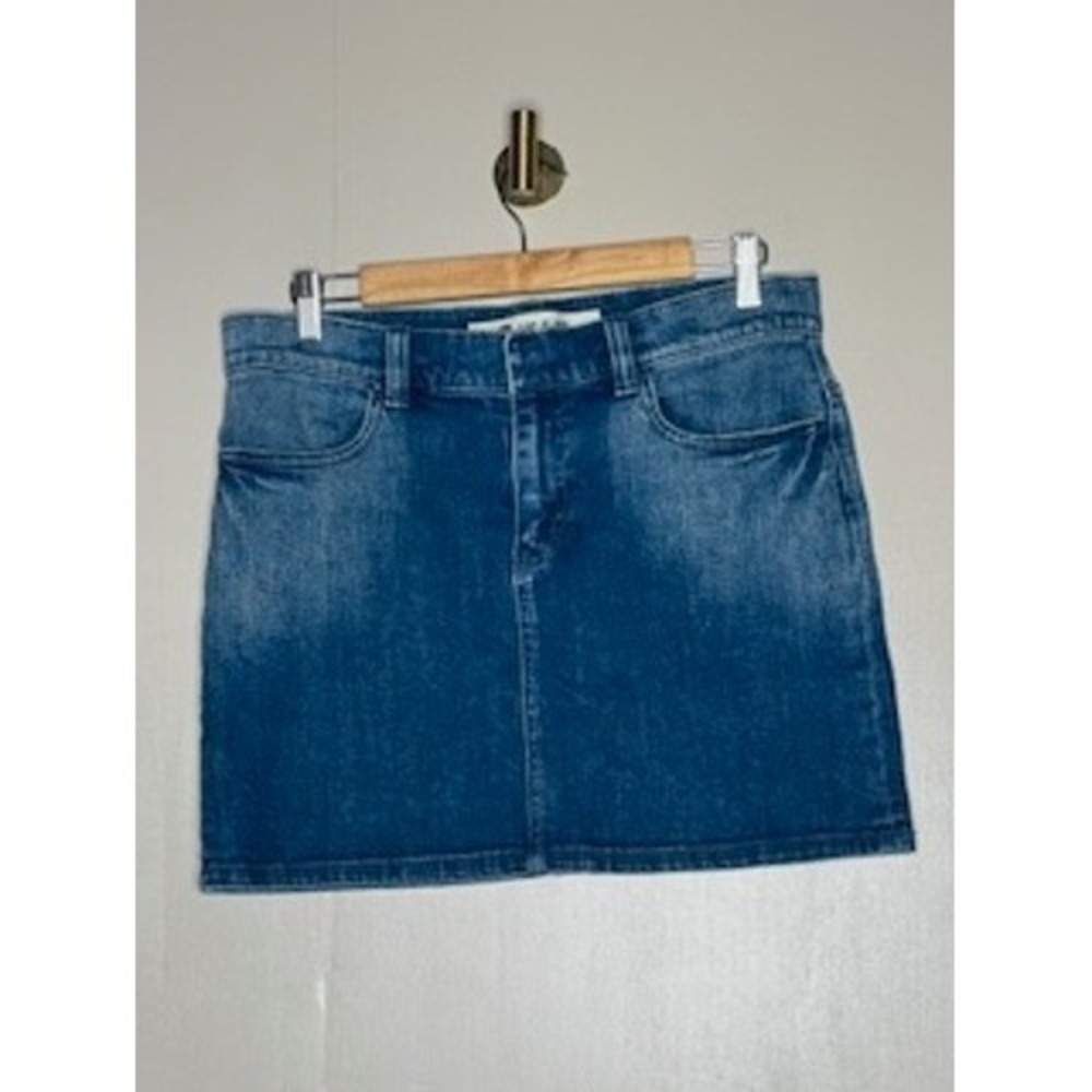 Gap‎ Jeans Denim Mini Skirt Womens 8 Blue Y2K A-Line